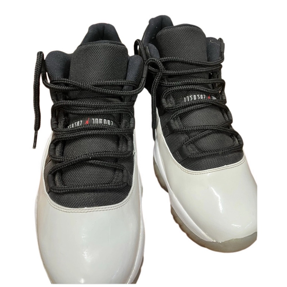 Air Jordan 11 Retro Low Closing Ceremony White Tuxedo Mens Shoes Size 12